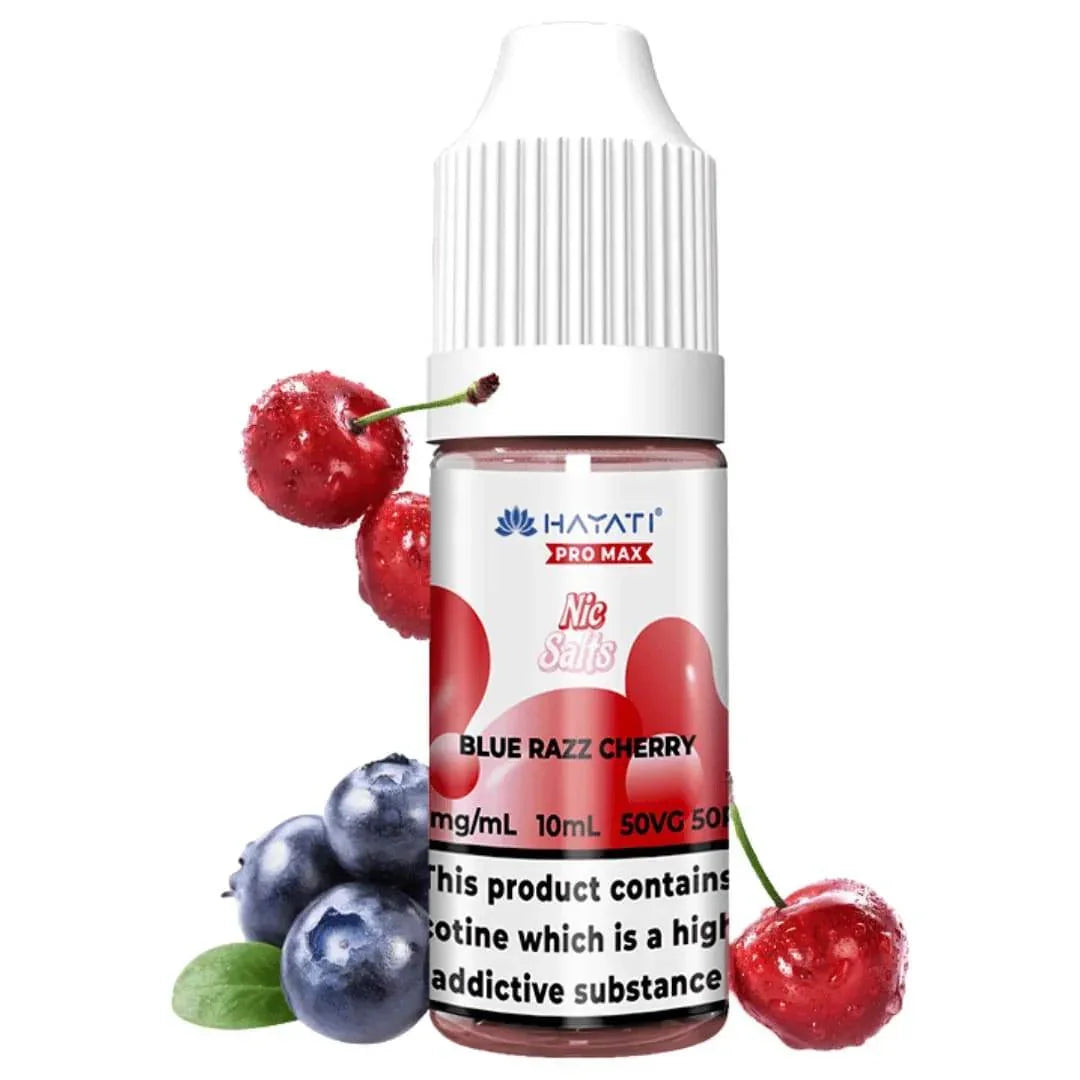 Hayati Pro Max Nicotine E-liquid Blue Razz Cherry Flavour
