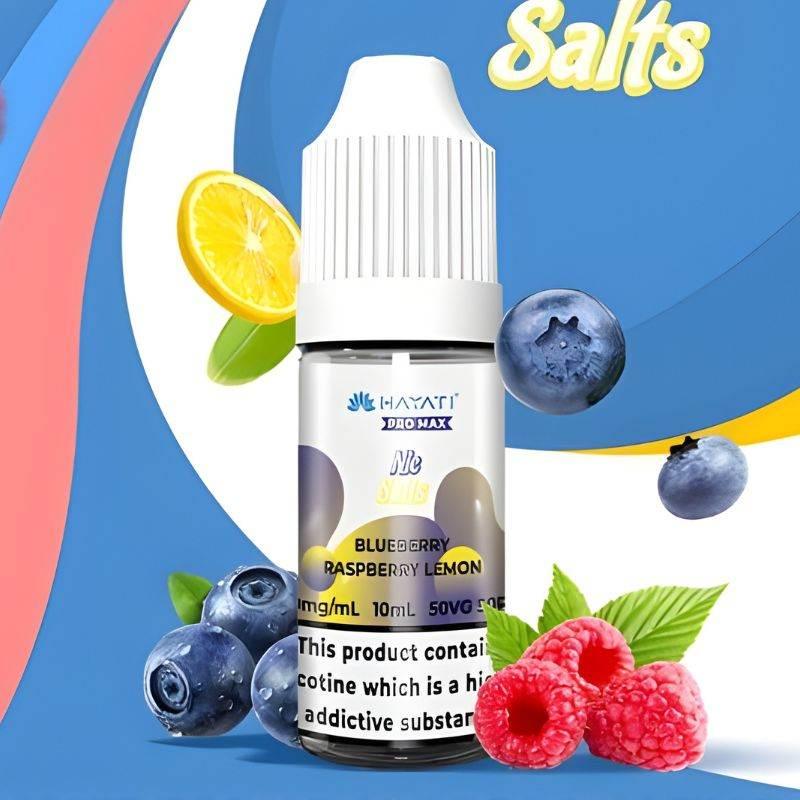 Hayati Pro Max Nicotine E-liquid Blueberry Raspberry Lemon Flavour