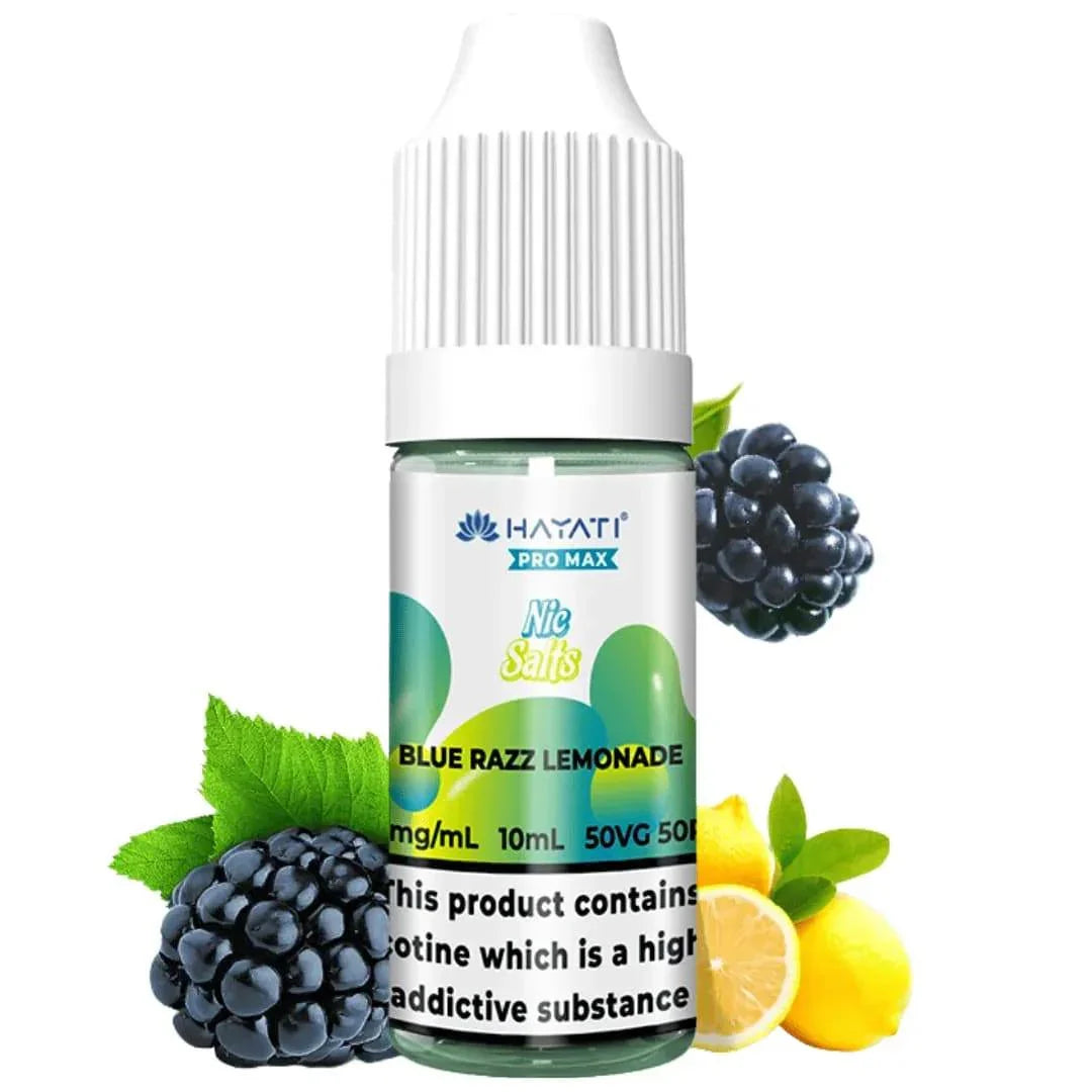 Hayati Pro Max Nicotine E-liquid Blue Razz Lemonade Flavour
