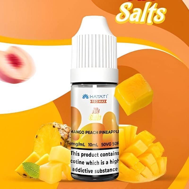 Hayati Pro Max Nicotine E-liquid Mango Peach Pineapple Flavour