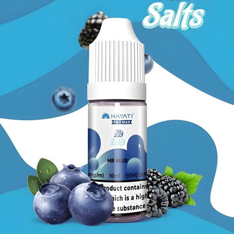 Hayati Pro Max Nicotine E-liquid Mr Blue Flavour
