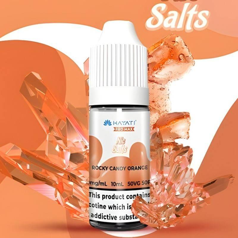 Hayati Pro Max Nicotine E-liquid Rocky Candy Orange Flavour