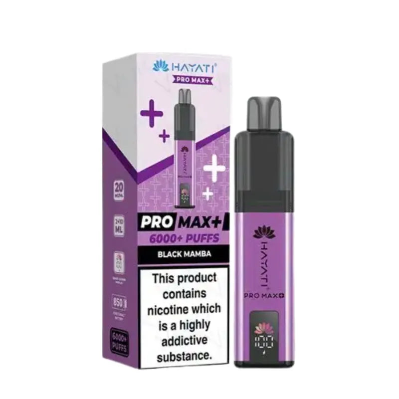 Hayati Pro Max Plus 6K Kit Black Mamba Flavour