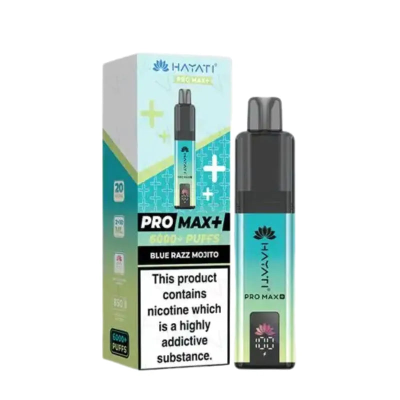 Hayati Pro Max Plus 6K Kit Blue Razz Mojito Flavour
