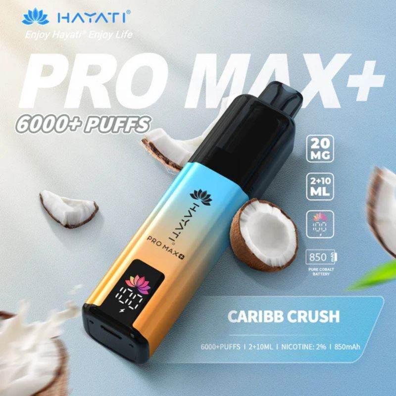 Hayati Pro Max Plus 6000 Vape Kit Caribb Crush Flavour