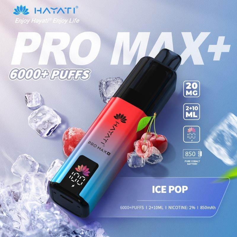 Hayati Pro Max Plus 6000 Vape Kit Ice Pop Flavour