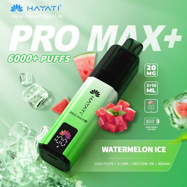 Hayati Pro Max Plus 6000 Vape Kit Watermelon Ice Flavour