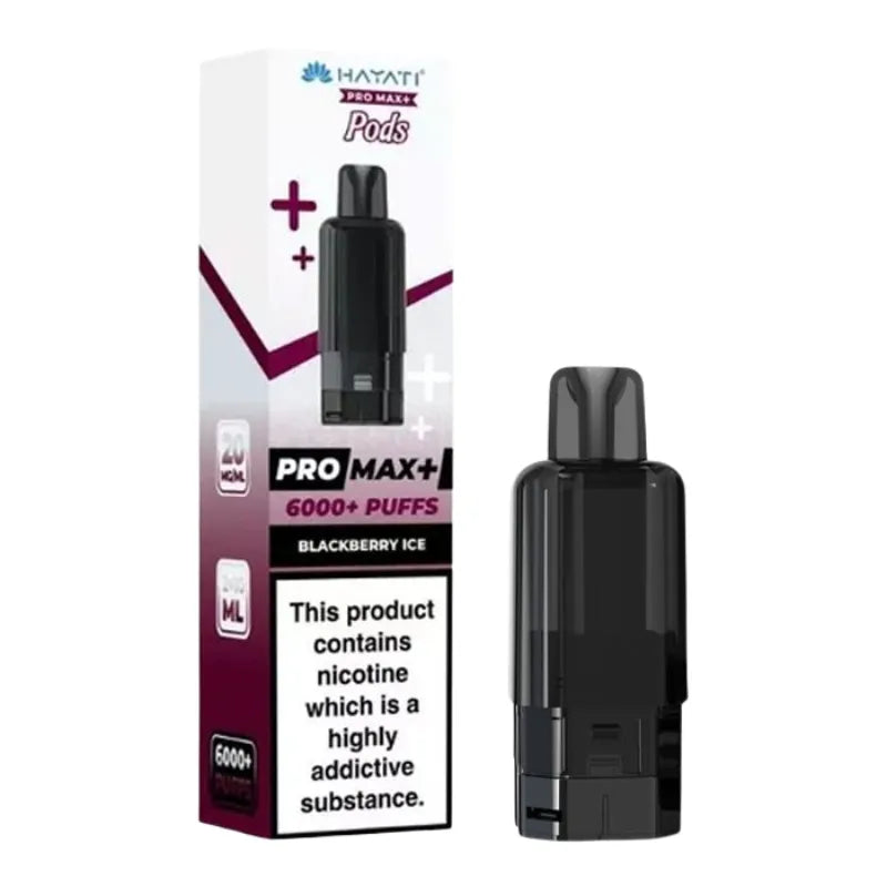 Hayati Pro Max Plus Pods Blackberry Ice Flavour