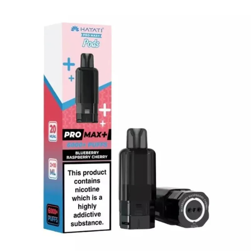 Hayati Pro Max Plus Pods Blueberry Raspberry Cherry