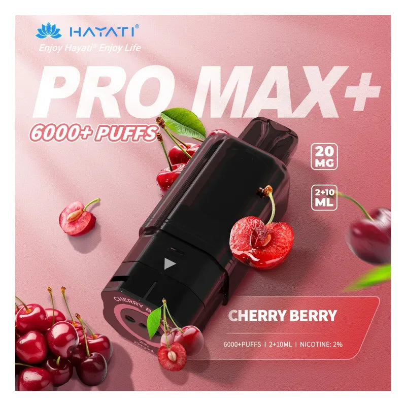 Hayati Pro Max Plus Pods Cherry Berry Flavour