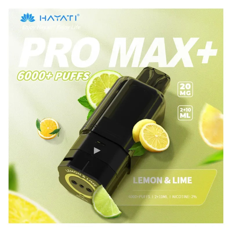 Hayati Pro Max Plus Pods Lemon And Lime Flavour