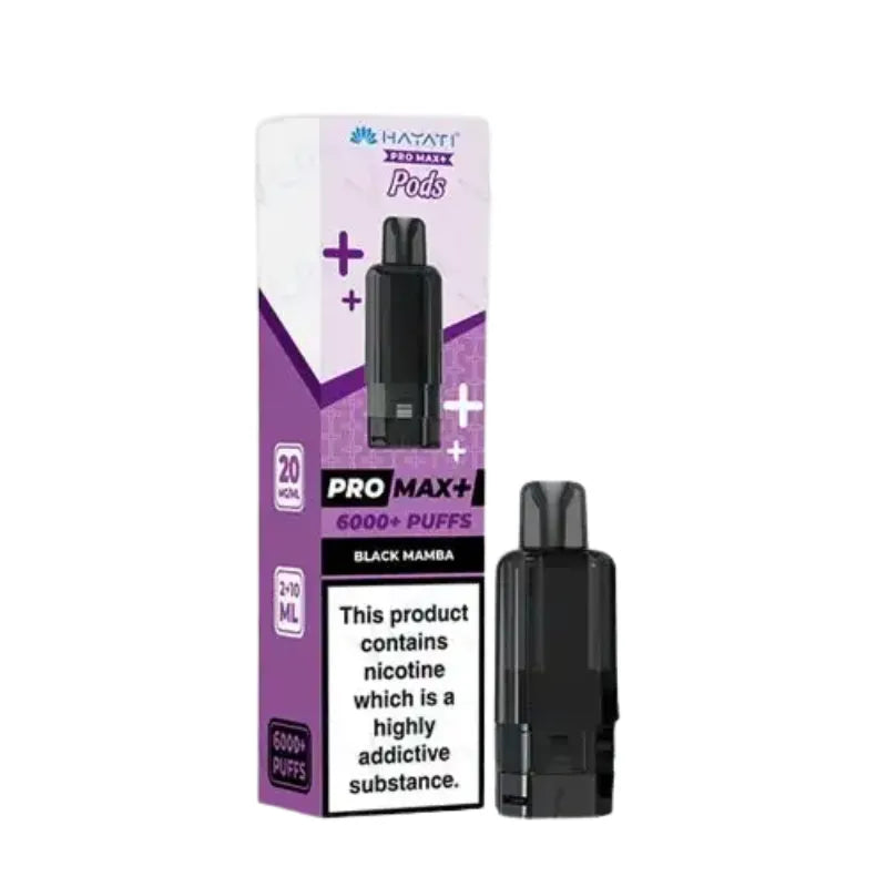 Hayati Pro Max Plus 6K Prefilled Pods Black Mamba Flavour