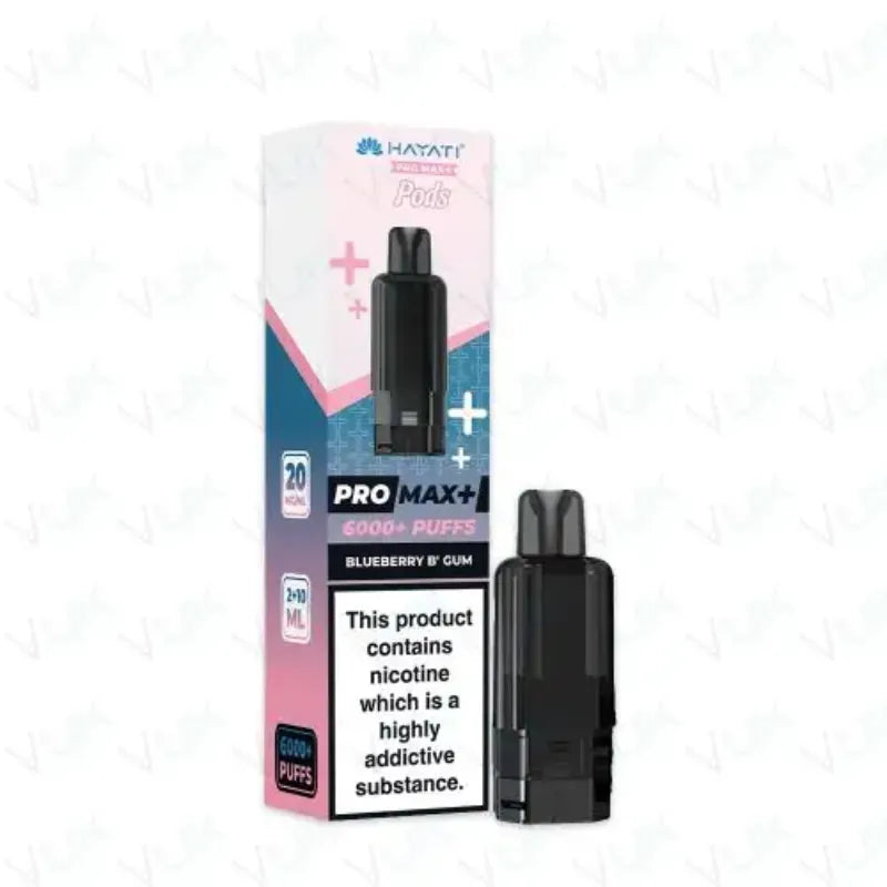 Hayati Pro Max Plus 6K Prefilled Pods Blueberry Bubblegum Flavour