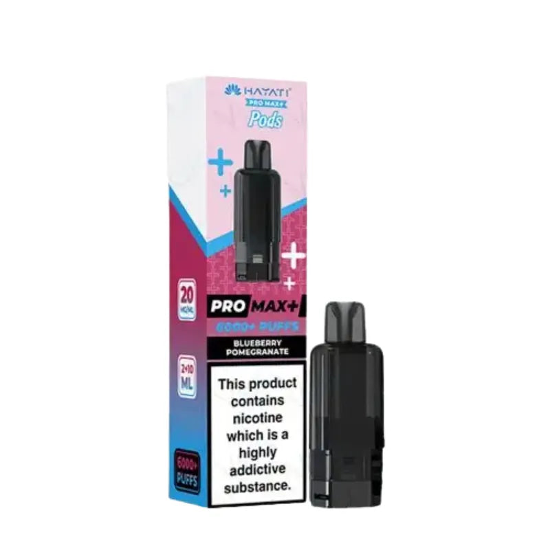 Hayati Pro Max Plus 6K Prefilled Pods Blueberry Pomegranate Flavour