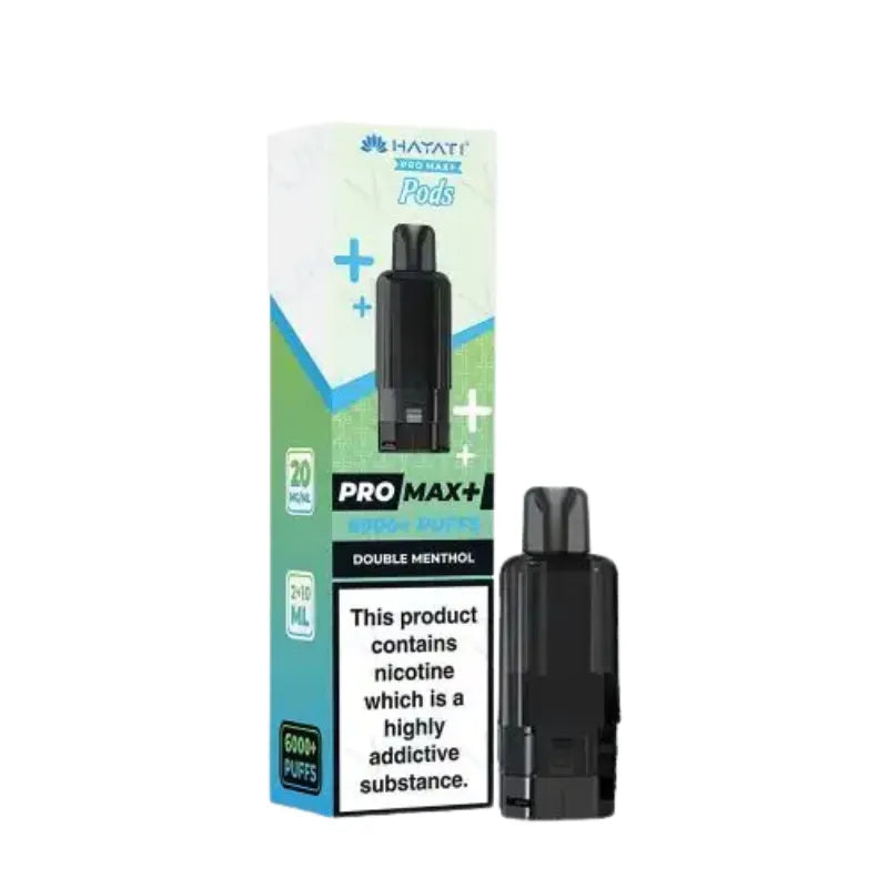 Hayati Pro Max Plus 6K Prefilled Pods Double Menthol Flavour