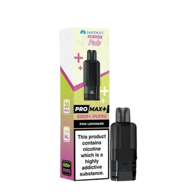 Hayati Pro Max Plus 6K Prefilled Pods Pink Lemonade Flavour