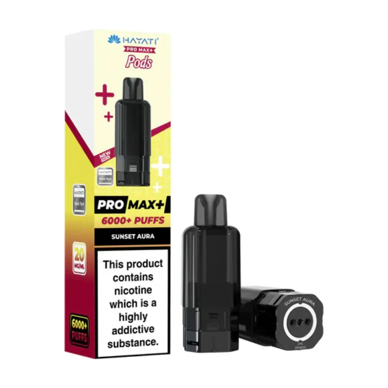 Hayati Pro Max Plus Pods Sunset Aura
