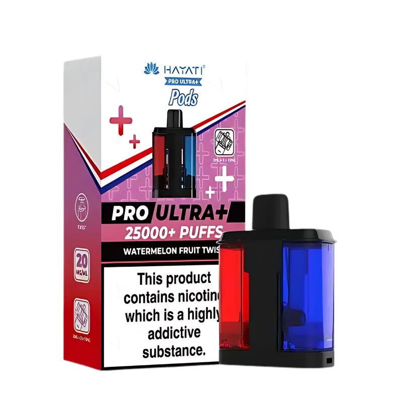 Hayati Pro Ultra Plus 25K Prefilled Pods Watermelon Fruit Twist