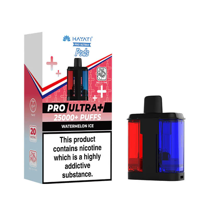 Hayati Pro Ultra Plus 25K Prefilled Pods Watermelon Ice