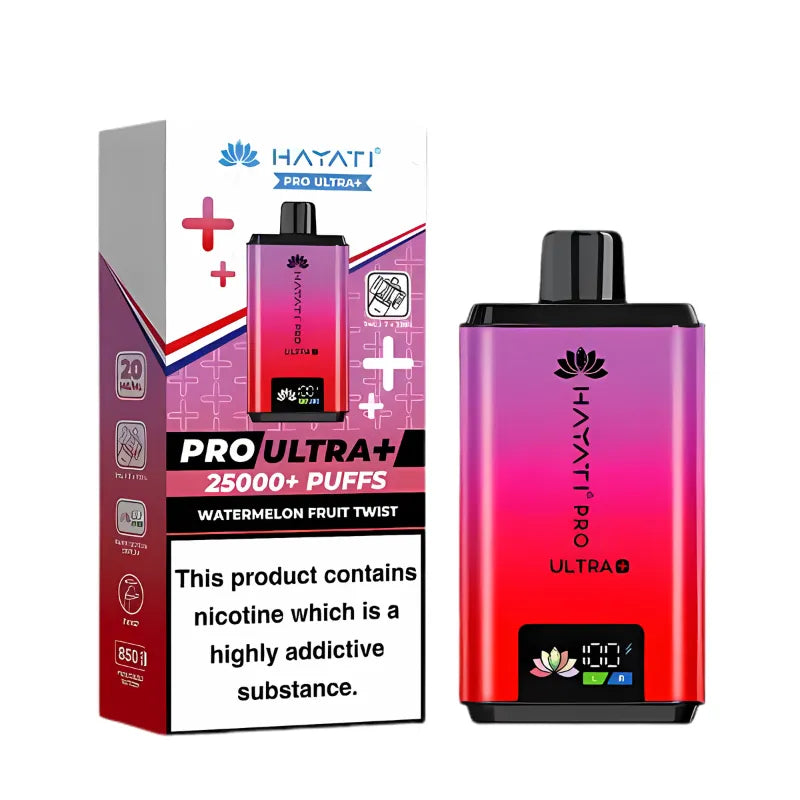 Hayati Pro Ultra Plus 25K Vape Kit Watermelon Fruit Twist