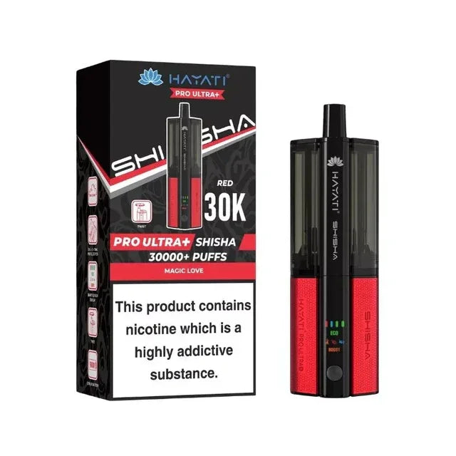 Hayati Pro Ultra Plus Shisha 30K Pod Kit Magic Love Flavour