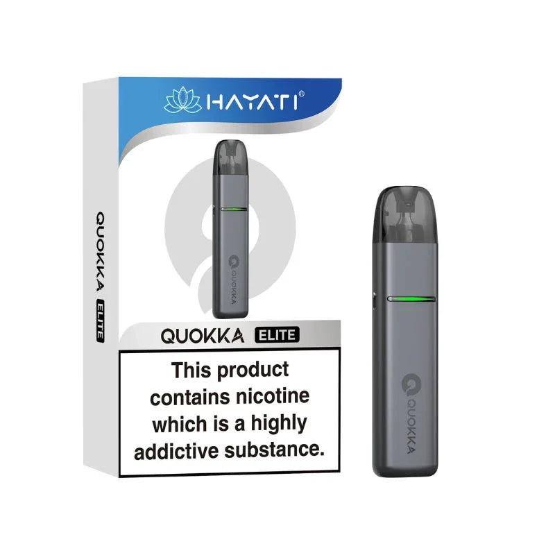 Hayati Quokka Elite Pod Vape Kit Opal Grey Colour