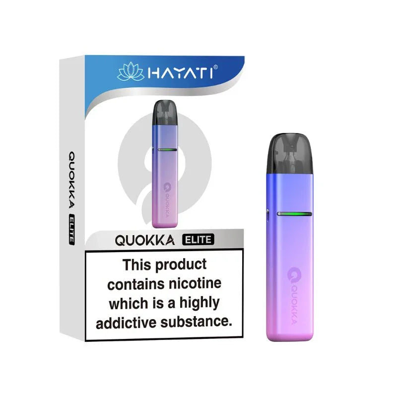 Hayati Quokka Elite Pod Vape Kit Pink Blue Gradient Colour