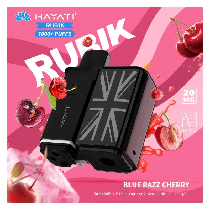 Hayati Rubik 7000 Refill Pods Blue Razz Cherry Flavour