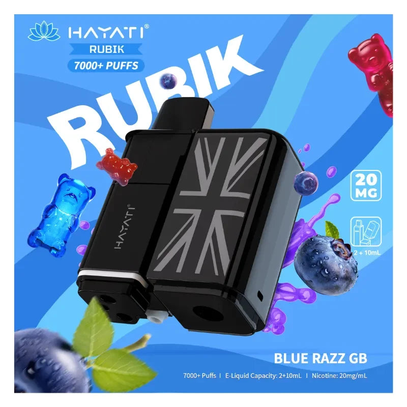 Hayati Rubik 7000 Refill Pods Blue Razz Gummy Bear Flavour