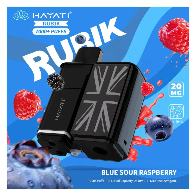 Hayati Rubik 7000 Refill Pods Blue Sour Raspberry Flavour