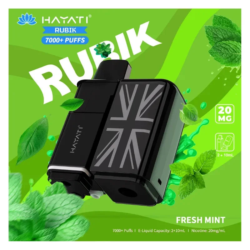Hayati Rubik 7000 Refill Pods Fresh Mint Flavour