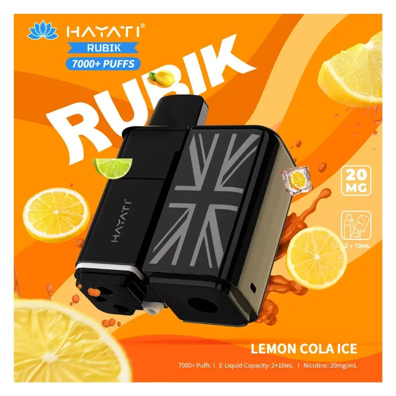 Hayati Rubik 7000 Refill Pods Lemon Cola Ice Flavour