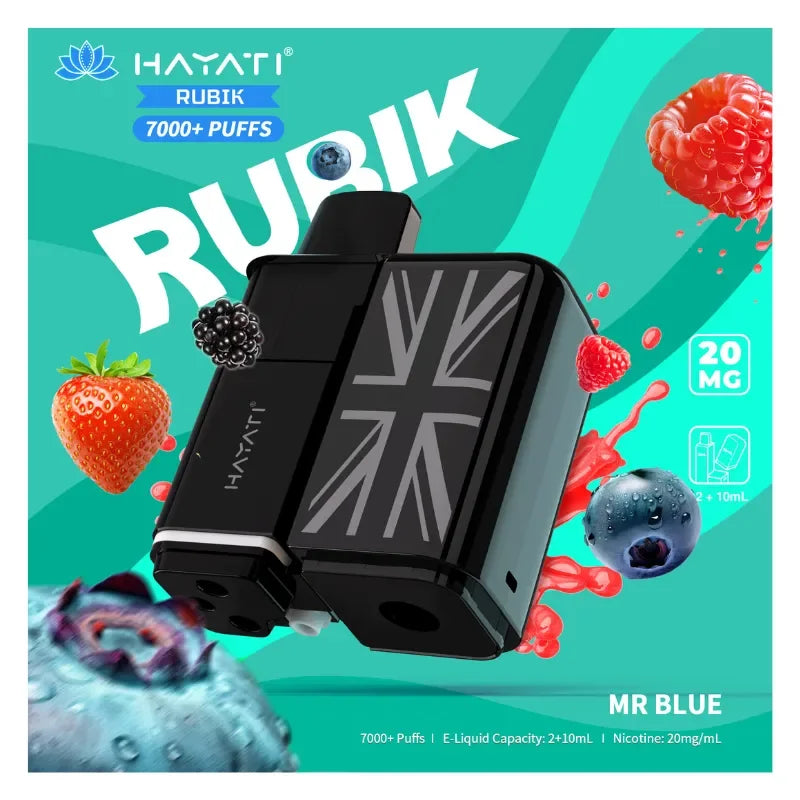 Hayati Rubik 7000 Refill Pods Mr Blue Flavour