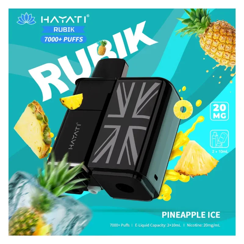 Hayati Rubik 7000 Refill Pods Pineapple Ice Flavour