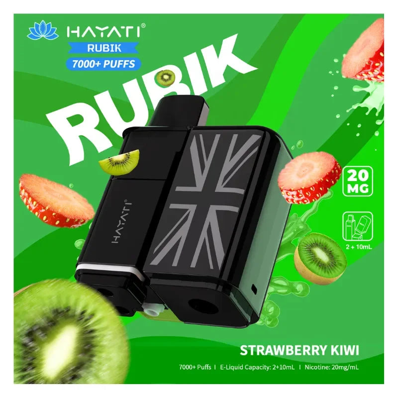 Hayati Rubik 7000 Refill Pods Strawberry Kiwi Flavour