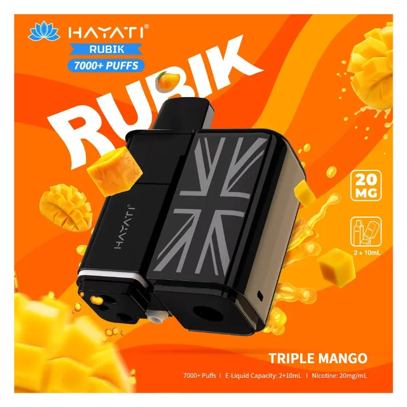 Hayati Rubik 7000 Refill Pods Triple Mango Flavour