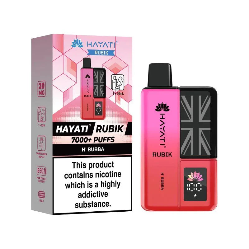 Hayati Rubik 7000 Vape Kit Hubba Bubba Flavour
