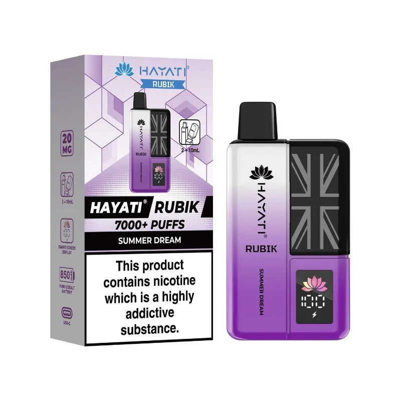 Hayati Rubik 7000 Vape Kit Summer Dream Flavou