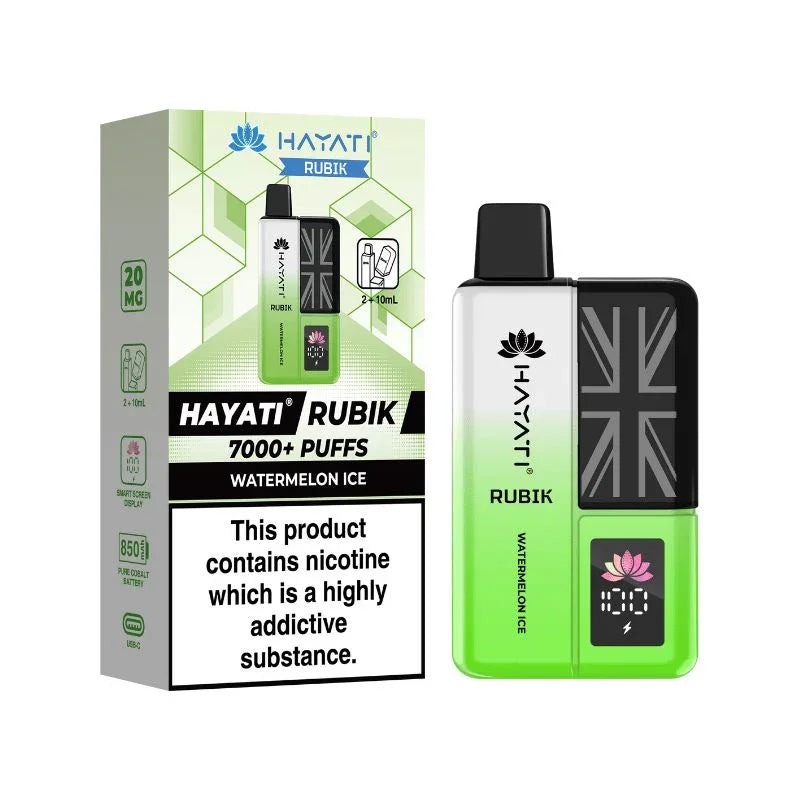Hayati Rubik 7000 Vape Kit Watermelon Ice Flavour