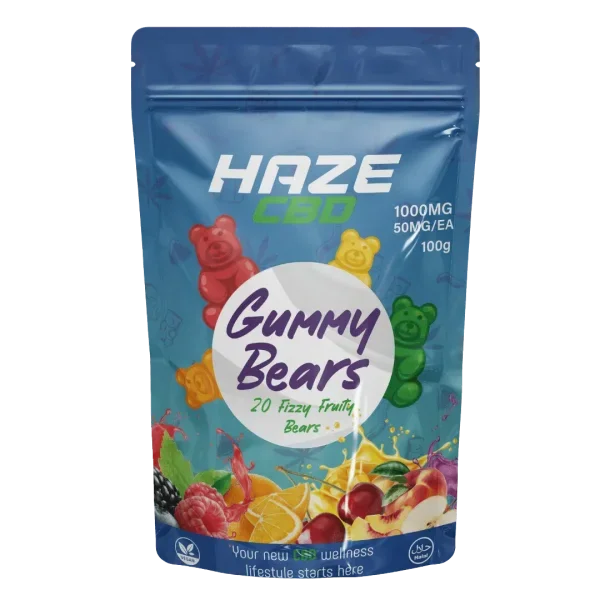 HAZE CBD Gummy Bear 1000MG Strength