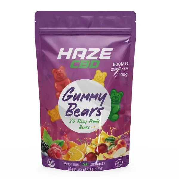HAZE CBD Gummy Bear 500MG Strength