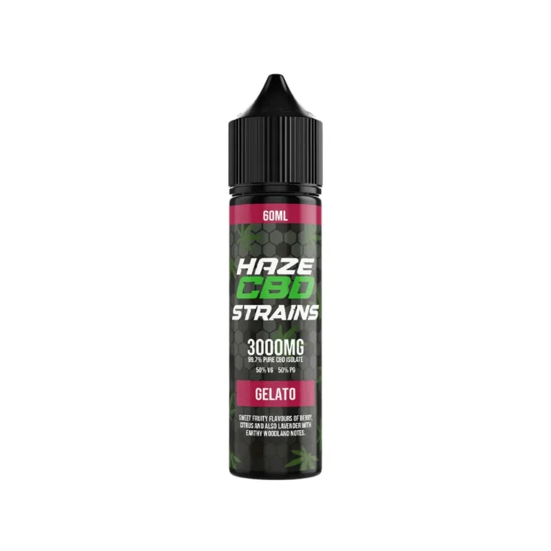 Haze CBD Strains Vape Juice Gelato Flavour