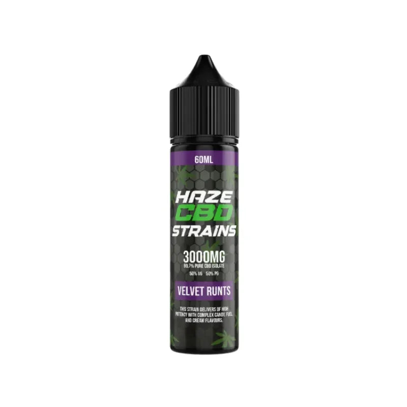 Haze CBD Strains Vape Juice Valvet Runts Flavour