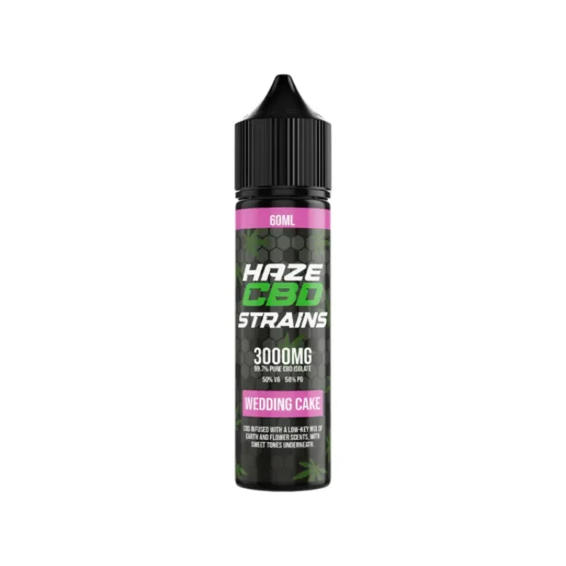 Haze CBD Strains Vape Juice Wedding Cake Flavour