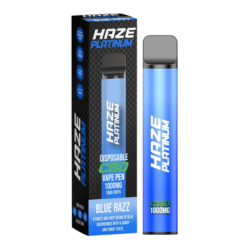 Haze Platinum CBD Vape Bar 1000mg