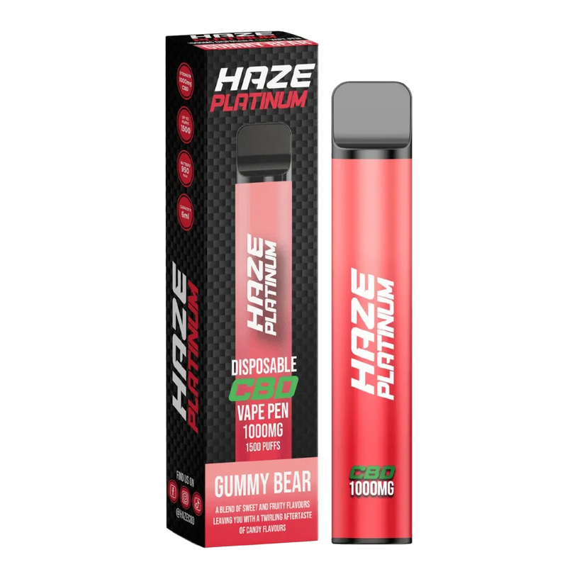 Haze Platinum CBD Vape Bar 1000mg | 5.99 Only Haze Platinum CBD Vape Bar 1000mg | 5.99 Only