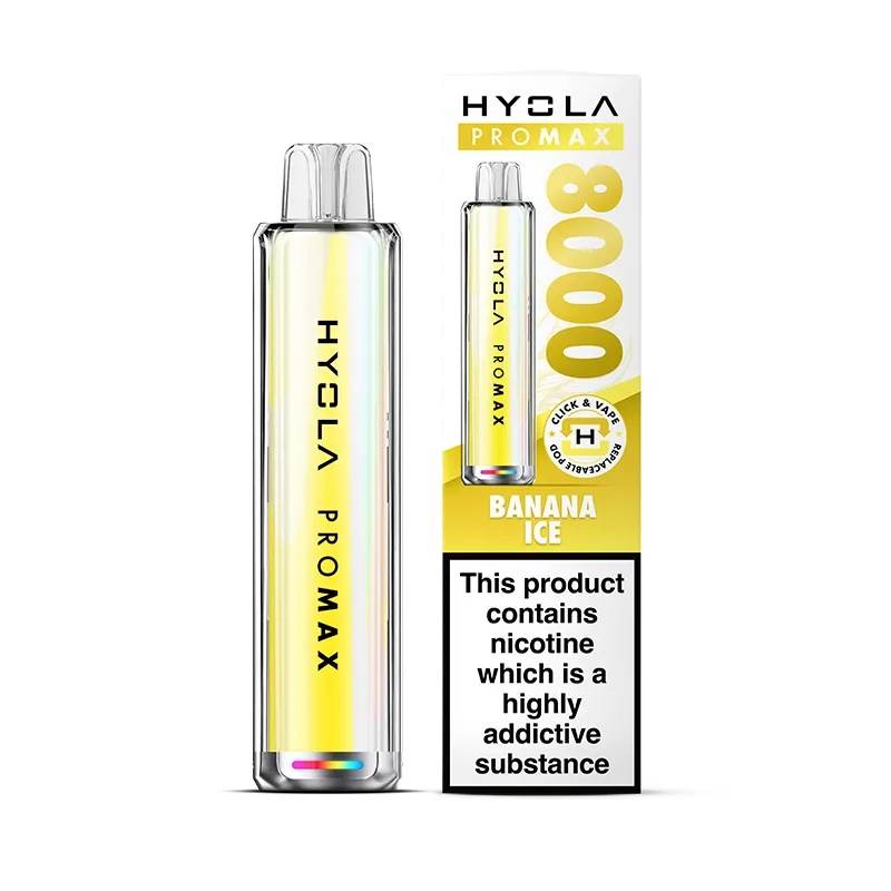 Hyola Pro Max 8000 Pod Kit Banana Ice Flavour