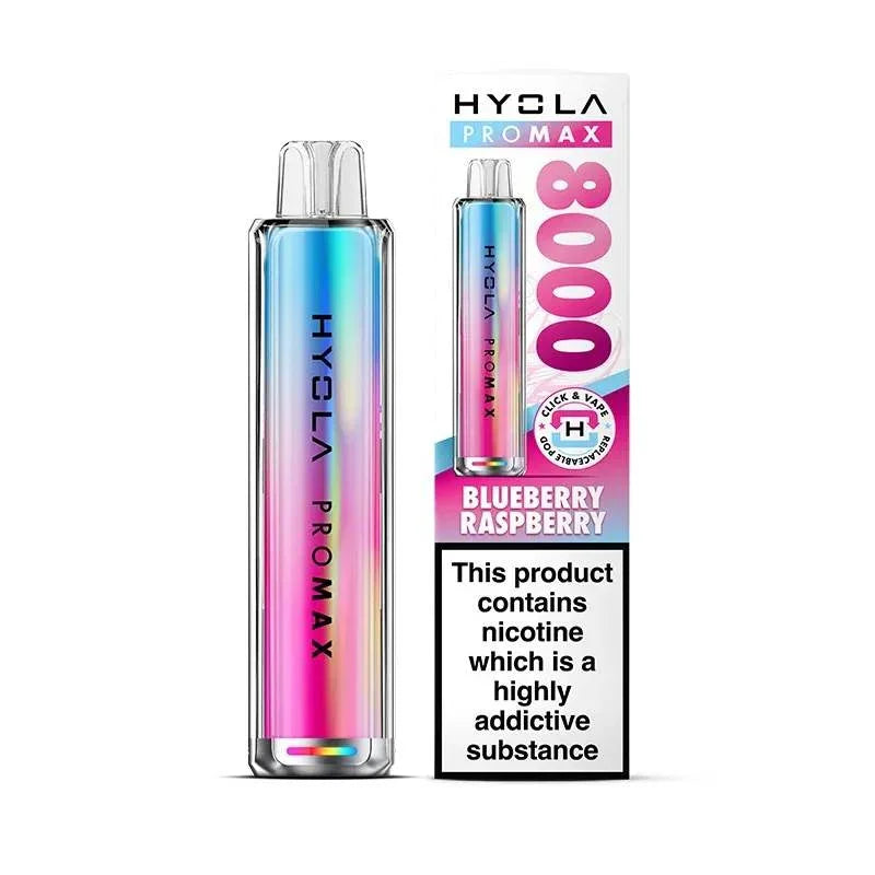 Hyola Pro Max 8000 Pod Kit Blueberry Raspberry Flavour