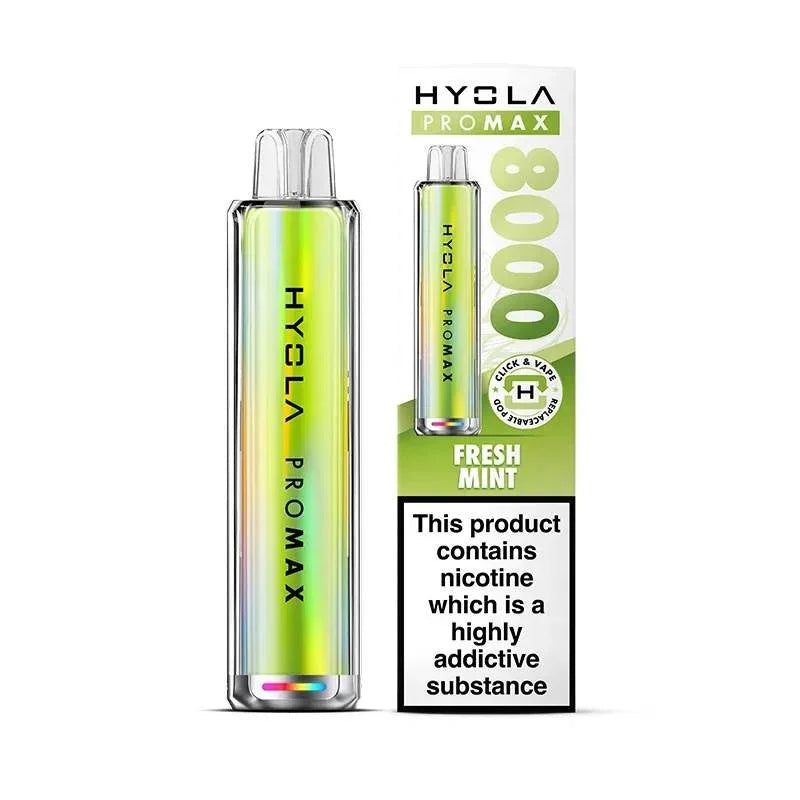 Hyola Pro Max 8000 Pod Kit Fresh Mint Flavour