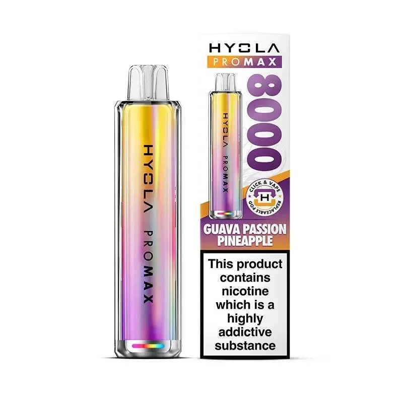 Hyola Pro Max 8000 Pod Kit Guava Passion Pineapple Flavour
